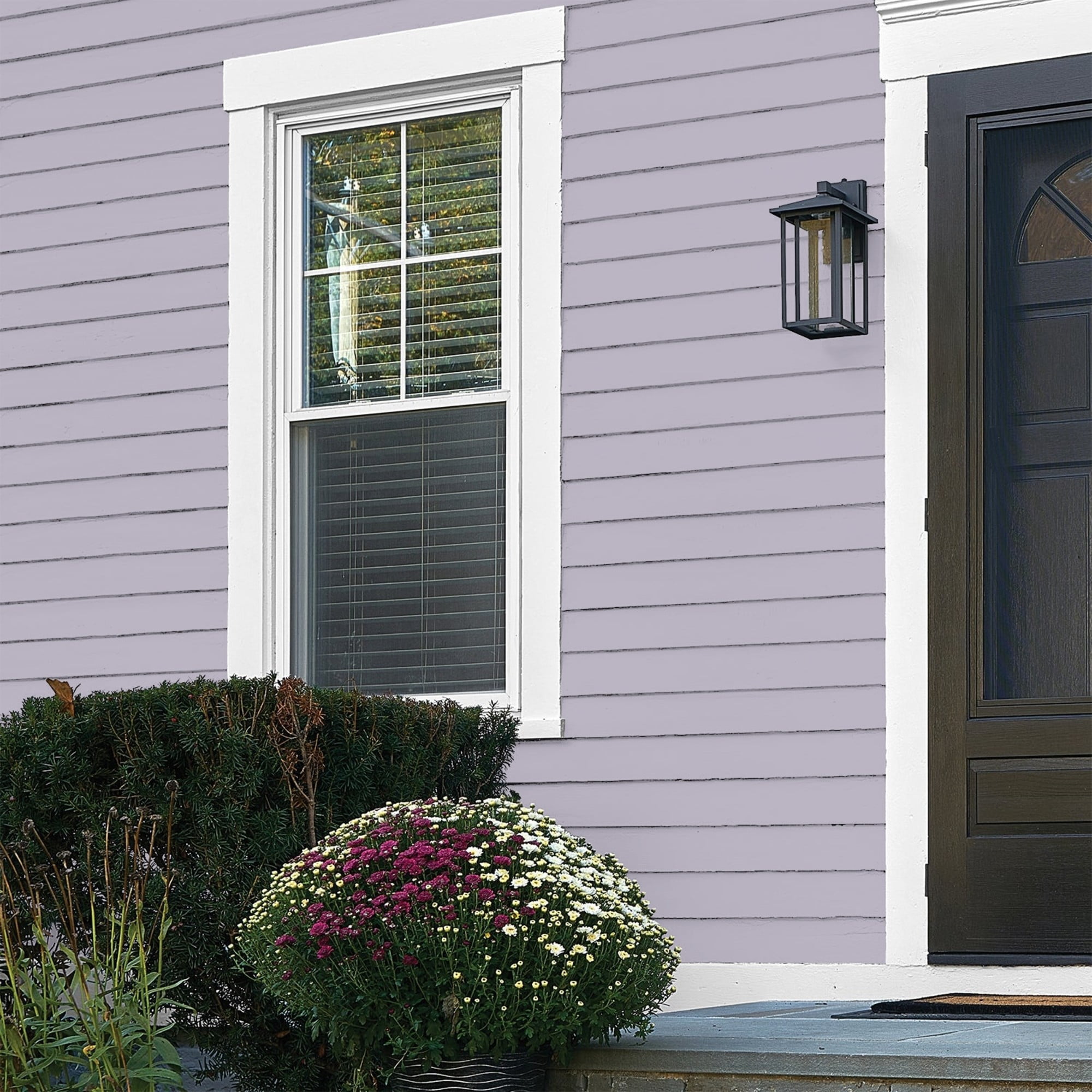 Glidden HEP Cloudberry / Purple Flat Exterior Paint with Primer, 1 Gallon