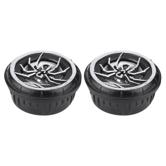 Altavoz de Audio ANGGREK tweeter 2 Piezas para Automóvil 12V 150W negro y plateado