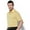 Yellow/White, variant on Monterey Club Men's Level Stripe Texture Golf Polo Shirt #1655