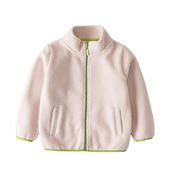 REDARER Girls Jacket, Soft Cozy Winter Outerwear for Kids, Warm Comfortable -Lined Coat,Size:6-7 Years