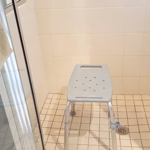 CRILSTYLEO Shower Holder Mount Clip for Elderly Bath Stool and Transfer Bench Accessories