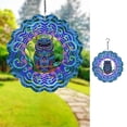 thumbnail image 4 of MYG Wind Chimes with Owl Wind Spinner - Perfect Outdoor Hanging Decor for Garden, 4 of 7
