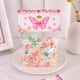 thumbnail image 4 of 50 bolsas de regalo autosellantes de mariposa rosa, bolsas de regalo de celofán transparente con diseño floral for regalos de fiesta, 4 of 5