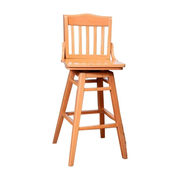 Safsil Seating Schoolhouse 30 in. Swivel Bar Stool
