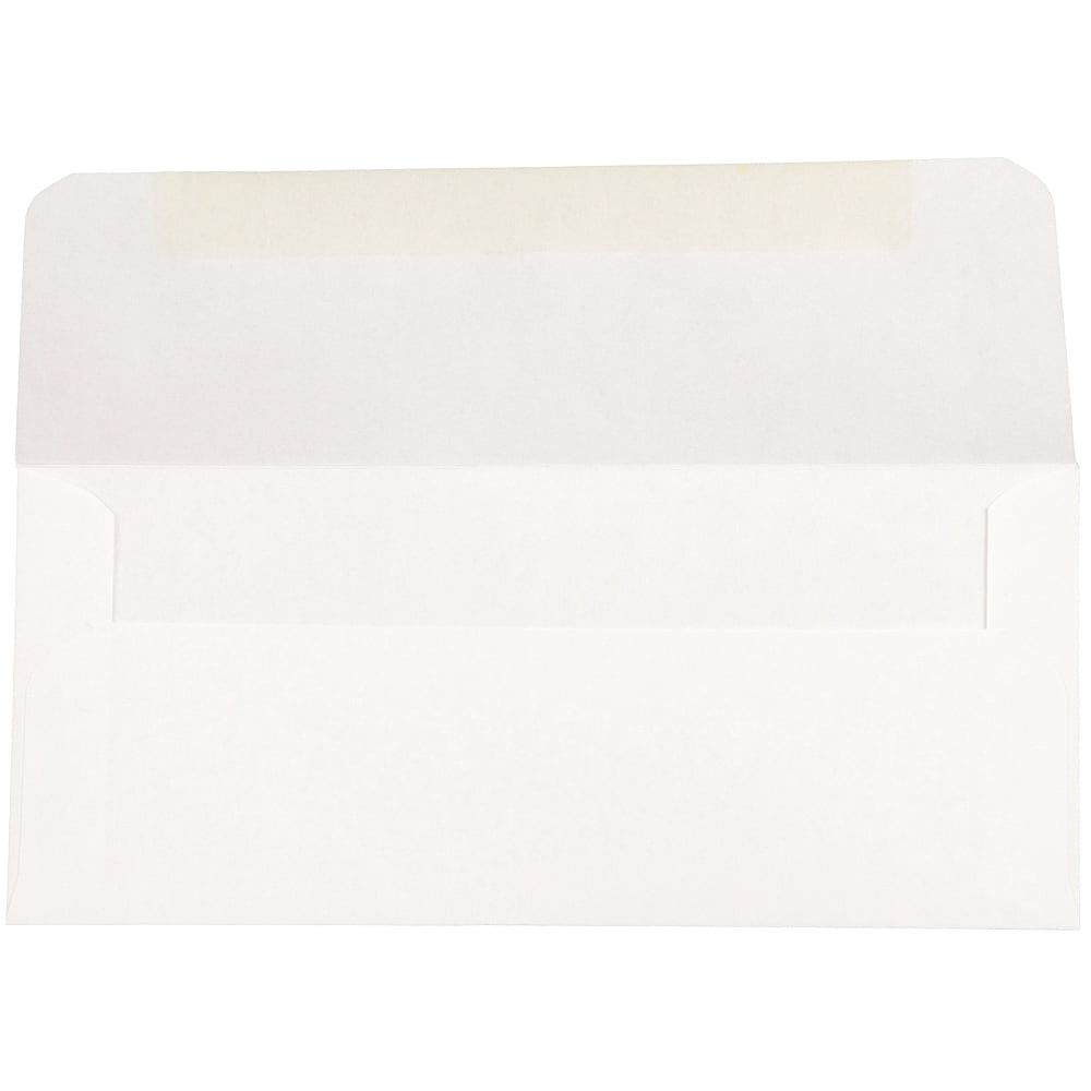 JAM Paper 3 x 6 11/16 Booklet Commercial Money Envelopes, White, Bulk 500/Box