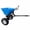 Blue, variant on Garvee Broadcast Spreader 80 LB for Grass Seed, Fertilizer, Salt and Ice Melt, Blue