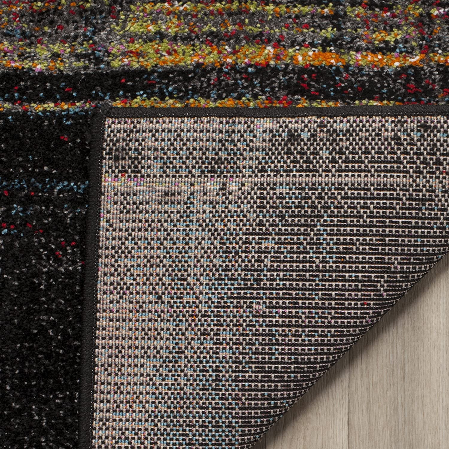 SAFAVIEH Porcello Gina Abstract Brushes Area Rug, Multi, 4' x 6'