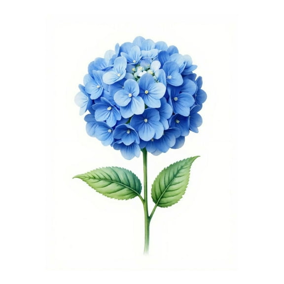 Diamond Art Kit for Adults, Blue Hydrangea Flower Blossom Diamond Painting for Adults Beginners, 5D DIY Diamond Art Painting Kits, Colorful Diamond Painting Craft for Home Decor 12x16