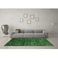 thumbnail image 3 of Ahgly Company Indoor Rectangle Abstract Emerald Green Modern Area Rugs, 2' x 3', 3 of 4