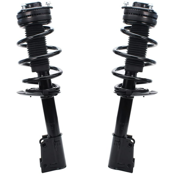 Detroit Axle - Front Struts for V6 2009-2019 Dodge Journey Complete 2 Struts w/Coil Spring 2010 2011 2012 2013 2014 2015 2016 2017 2018 Replacement Quick Install Ready Struts Assembly
