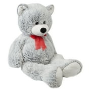 Holiday Time Jumbo Plush, Bear, Gray