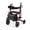 Purple + Black, variant on ELLEGNT Rollator Walker with Seat and Spring Suspension – Mobility Aid for Seniors Blue + Black