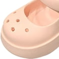 thumbnail image 6 of Clog Slipper Lightweight Quick Drying Med Heels Closed Toe Non Slip Slippers for Pink 39 to 40, 6 of 8