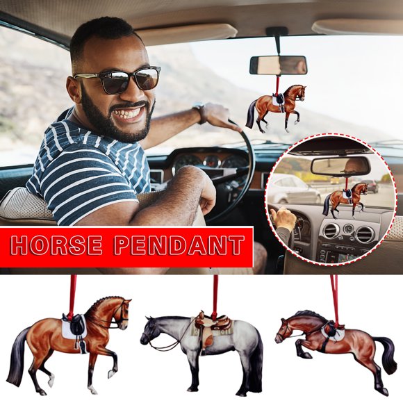 TIMIFIS Home Decor -Classy Equine Bay With Saddle -Hunter Jumper Horse Ornament Sport Horse Jumping Decoration, Horse Gifts For Equestrian Office Decor - Fall