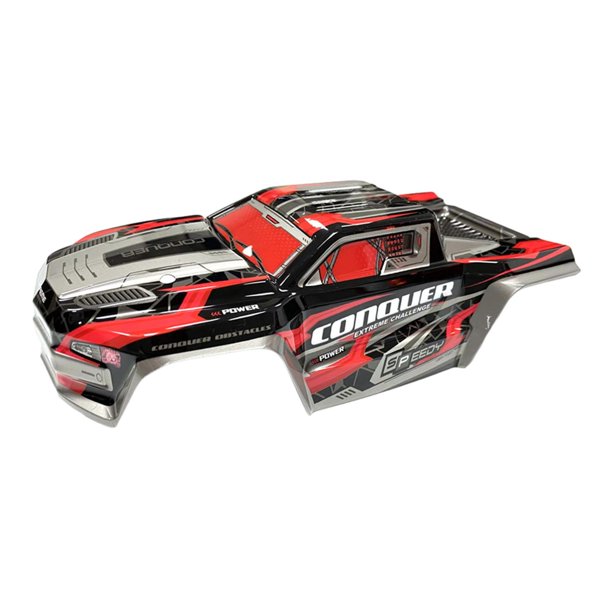Carcasa de Carrocería de Coche RC 1:16 Hugo Reemplazo Accesorios Resistentes Rojo