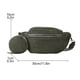 thumbnail image 3 of Bolso de pecho de ante Bolso bandolera informal y suave para mujer, bolso de ante en el pecho que combina con todos los conjuntos (verde), 3 of 8