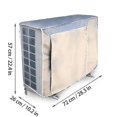 thumbnail image 1 of Cubierta protectora para aire acondicionado, cubierta impermeable para aire acondicionado, cubierta para aire acondicionado para exteriores, cubierta para aire acondicionado, para construcci, 1 of 3