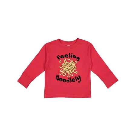 

Inktastic Feeling Noodlely Gift Toddler Boy or Toddler Girl Long Sleeve T-Shirt