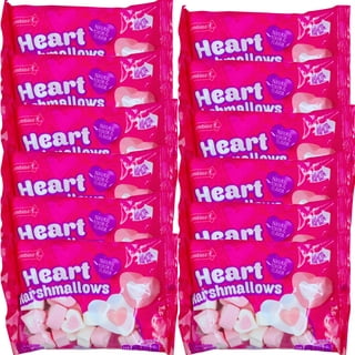 Columbina Heart Marshmallows 5.1 oz each - 2 Bags = Total of 10.2 Oz.