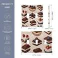 thumbnail image 2 of Yayeee Toggle Light Switch Wall Plate 2-Gang 4.56"x4.48" Decorative Outlet Cover, Blue Cakes, 2 of 7