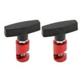thumbnail image 1 of Lift Support Clamp Car Hood Holder, Anodized Aluminum and Plastic, Universal Automotive Bracket for Hatchbacks and Trunk, 1 of 7