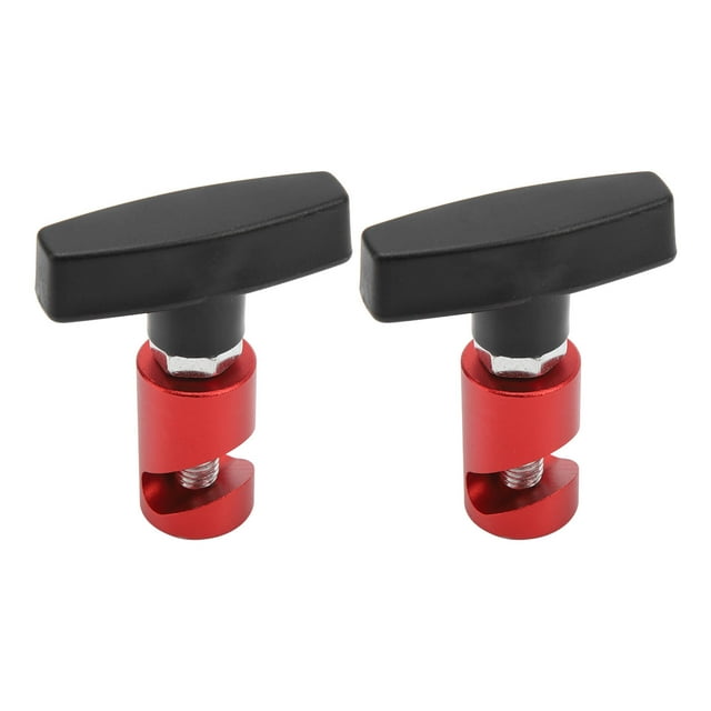 Lift Support Clamp Car Hood Holder, Anodized Aluminum and Plastic, Universal Automotive Bracket for Hatchbacks and Trunk