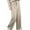 Khaki, variant on Trousers Pants for Women Wide Leg Straight Drapey Wool Sweep High Waist Casual Pants Coffee S