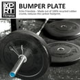 XPRT Fitness Olympic Crumb Rubber Bumper Weight Lifting Plate for Cross Training, Olympic