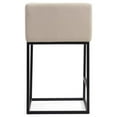 thumbnail image 4 of Manhattan Comfort Embassy 25" Faux Leather Counter Stool in Cream (Set of 2), 4 of 6