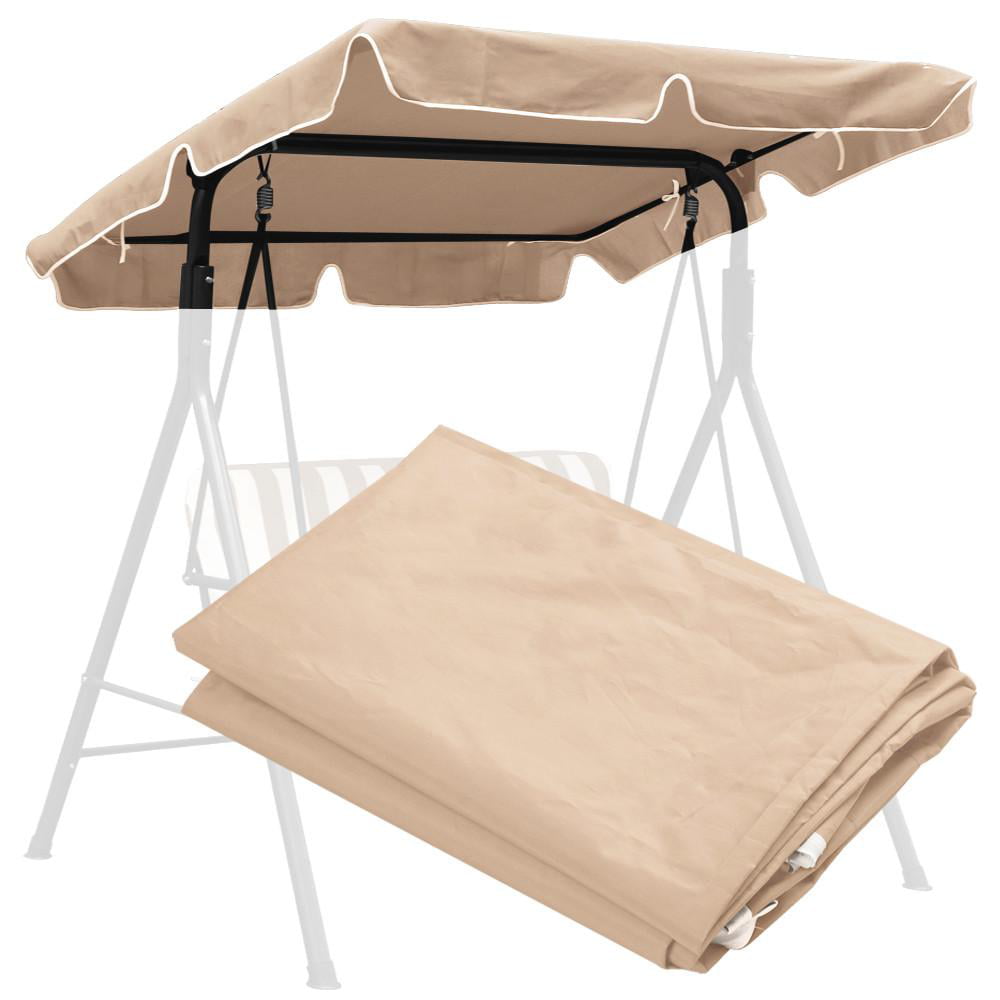 Details about   Beige Swing Canopy Top Outdoor Garden Cover Waterproof Sunshade Replacement CA3 