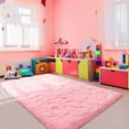 thumbnail image 6 of Bailu Fluffy Pink Rug for Living Room,5x8 Area Rugs,Thick Plush Shag Rug,Shaggy Rugs for Bedroom,Big Fuzzy Carpet,Comfy Kids Rugs,Large Living Room Rugs,Living Room Decor, 6 of 7