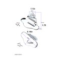 thumbnail image 4 of Advancent Tailpiece String Plate Pieza reemplazada Suministros de mandolina Aleación de zinc A prueba de herrumbre Tamaño compacto Ligero Dulce Accesorios para instrumentos musicales, 4 of 6