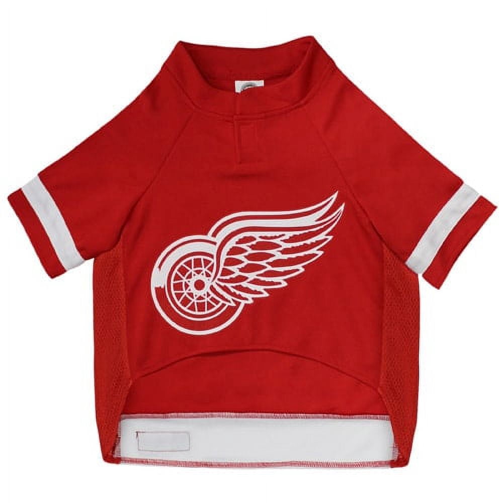 Detroit Red Wings Mesh Hockey Dog Jersey