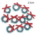 thumbnail image 2 of 10pcs Mini Christmas Wreaths Miniature Garden Home Decoration Dollhouse Decor, 2 of 8