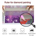 thumbnail image 4 of CAROOTU 5D Diamond Painting Ruler Stainless Steel Blank Grids Round Full Drill Kit Tools, 4 of 7