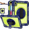 thumbnail image 2 of TECH CIRCLE iPad Mini 5/4/3/2/1 Case 7.9 Inch - Shockproof Rugged Cover with Rotating Kickstand & Adjustable Hand/Shoulder Strap, Green, 2 of 9