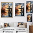 thumbnail image 4 of Designart "Bronx Bridge in New York" Cityscapes Canvas Wall Art, 4 of 5