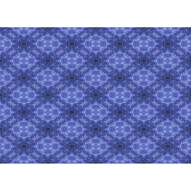 Ahgly Company Tapis Rectangulaire Lavable en Machine Intérieur Transitionnel Bleu Ciel, 5 Pieds x 7 Pieds