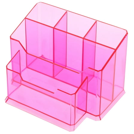 IBASETOY Nail Brush Organizer Acrylic Makeup Brush Container for Women 1Pcs