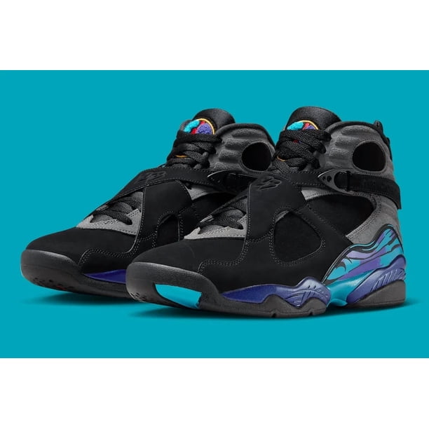N I-K-E Jo r-dan 8 Aqua 2025 Black Blue Men & GS Size INSTANTSHIP!