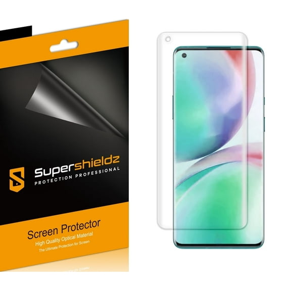 [2-Pack] Supershieldz for OnePlus 9 Pro / OnePlus 9 Pro 5G Screen Protector, [Full Screen Coverage] Anti-Bubble High Definition (HD) Clear Shield