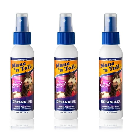 Mane n Tail: Spirit Untamed Detangler (3 Pack) Caramel Apple Scent (3.4 Oz)