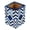 Chevron Blue, variant on Handicrafts Home Pencil & Pen Holder for Desk - Pen Cups for Office