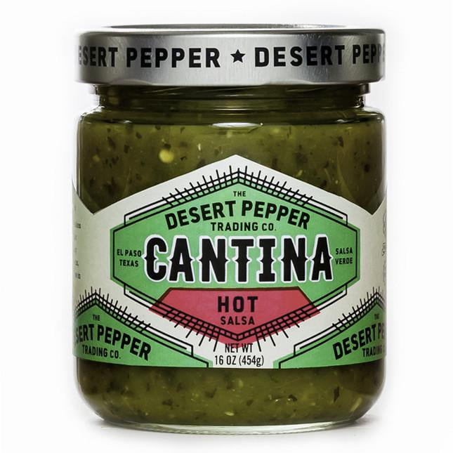 Desert Pepper Cantina Hot Green Salsa, 16 OZ (Pack of 6)