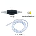 thumbnail image 2 of Starlight-1.5m Car Fuel Gas Hand Primer Bomba manual Bomba de línea de combustible Bombas de combustible Car Tool Transfer Primer para gas Gasolina Diesel Aceite Líquido Agua con Val-- oso de fresa Electrónica, 2 of 2