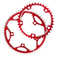 thumbnail image 1 of Plato de bicicleta de carretera aleación de Aluminio 130BCD rojo Sunnimix, 1 of 6