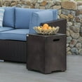 thumbnail image 4 of COSIEST Outdoor Hideaway Square Concrete Tank Table for Gas Fire Pits, 4 of 6