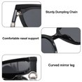 thumbnail image 4 of Versión coreana de gafas de sol modernas, gafas de sol anti-ultravioleta de alta gama, hechas de PC, 4 of 6
