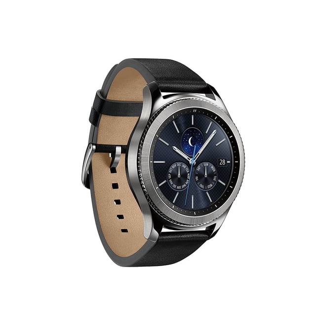 Reloj inteligente Samsung Gear S3 Classic de 46 mm reacondicionado, color plateado