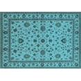 thumbnail image 1 of Ahgly Company Indoor Rectangle Oriental Light Blue Industrial Area Rugs, 6' x 9', 1 of 4